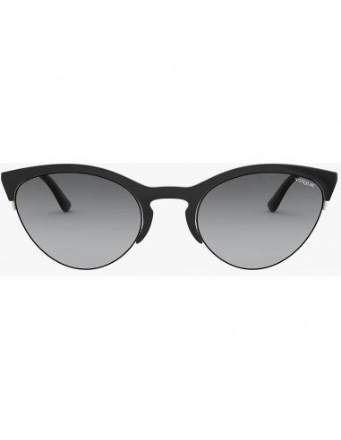 Vogue Women's Sunglasses - Gray Gradient Lens Black Cat Eye Frame | 0VO5287S W44/11 pas cher 