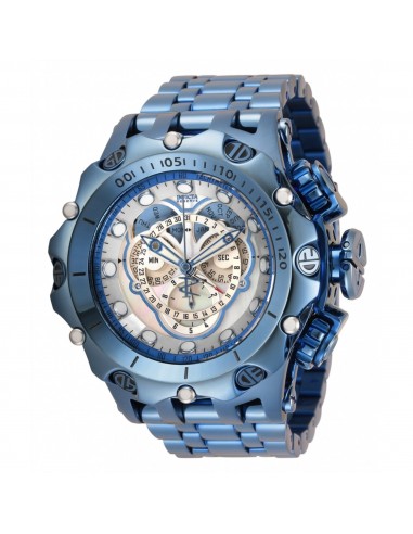 Invicta Men's Watch - Reserve Venom Viper Chronograph Light Blue Bracelet | 35189 50% de réduction en Octobre 2024