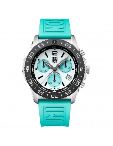 Luminox Men's Chronograph Watch - Pacific Diver Teal and White Dial Strap | XS.3143.1 meilleur choix