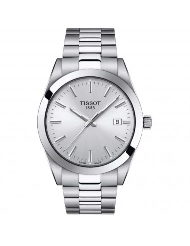 Tissot Men's Watch - Gentleman Silver Dial Stainless Steel Bracelet | T1274101103100 le des métaux précieux