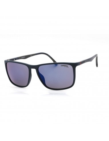 Carrera Men's Sunglasses - Matte Blue Frame Grey Blue Mirror Lens | 8031/S 0FLL XT 2023