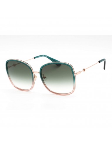 Kate Spade Women's Sunglasses - Full Rim Teal/Gold Square Frame | PAOLA/G/S 0ZI9 9K Venez acheter