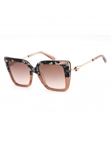 Swarovski Women's Sunglasses - Gradient Brown Lens Square Shape Frame | SK0328 56F plus qu'un jeu 