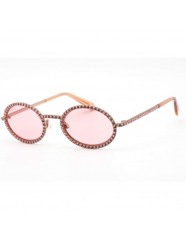 Swarovski Women's Sunglasses - Light Purple Lens Rose Gold Oval Frame | SK0340 33Y la colonne vertébrale