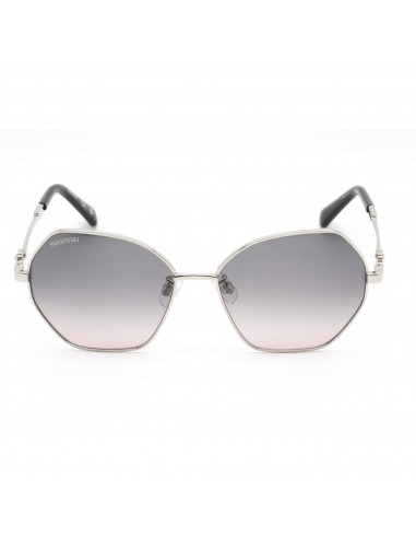 Swarovski Women's Sunglasses - Gradient Grey Lens Shiny Palladium Frame | SK0352-H 16B s'inspire de l'anatomie humaine