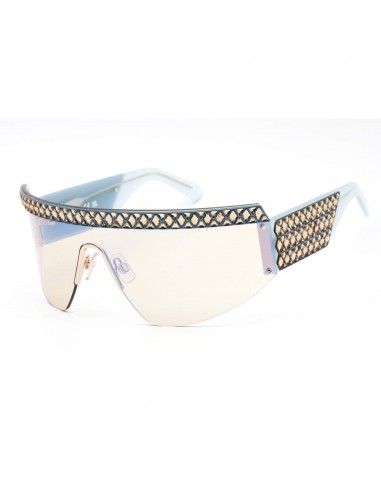 Swarovski Women's Sunglasses - Blue Mirror Lens Shiny Deep Gold Frame | SK0363 30X la livraison gratuite