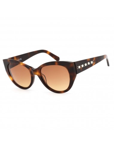 Swarovski Women's Sunglasses - Gradient Brown Lens Cat Eye Shape Frame | SK0372 52F français