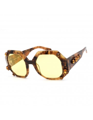 Swarovski Women's Sunglasses - Brown Mirror Lens Geometric Shape Frame | SK0375 52G commande en ligne