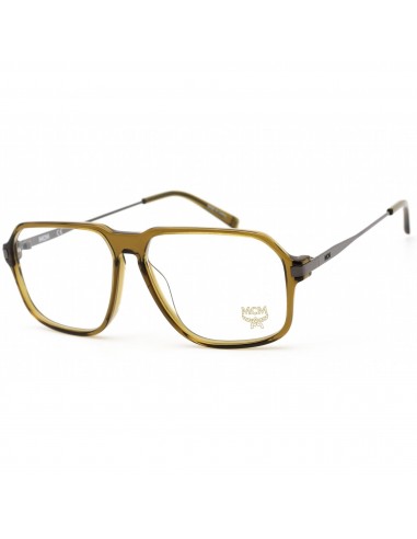 MCM Women's Eyeglasses - Clear Demo Lens Khaki Full Rim Square Frame | MCM2706 319 vous aussi creer 