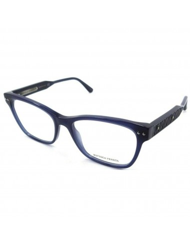 Bottega Veneta Women's Eyeglasses - Shiny Blue Square | BOTTEGA VENETA BV0016O 008 Voir les baskets