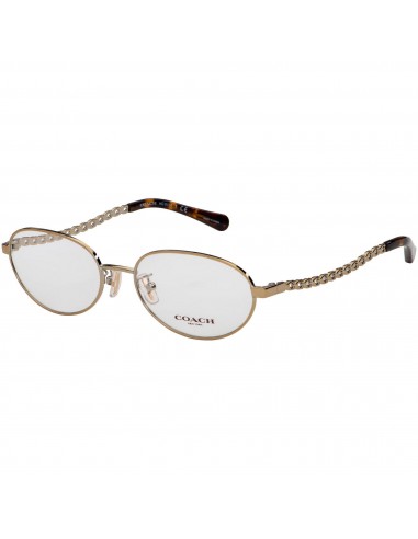 Coach Women's Eyeglasses - Light Gold Metal Oval Frame, 54 mm | COACH 0HC5114 9356 la chaussure