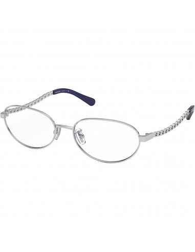 Coach Women's Eyeglasses - Silver Metal Oval Frame Demo Lens | COACH 0HC5114 9359 offre 