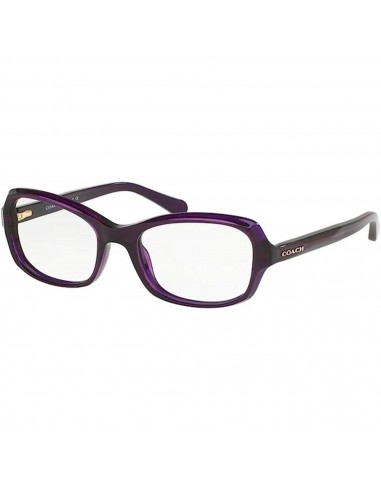 Coach Women's Eyeglasses - Deep Purple Plastic Frame Demo Lens | COACH 0HC6097 5249 livraison et retour toujours gratuits