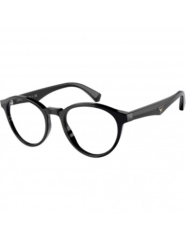 Emporio Armani Women's Eyeglasses - Black Round Full-Rim Plastic Frame | 0EA3176 5017 les ligaments