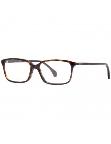 Gucci Men's Eyeglasses - Havana Square Full-Rim Plastic Frame | GUCCI GG0553OA 2 online