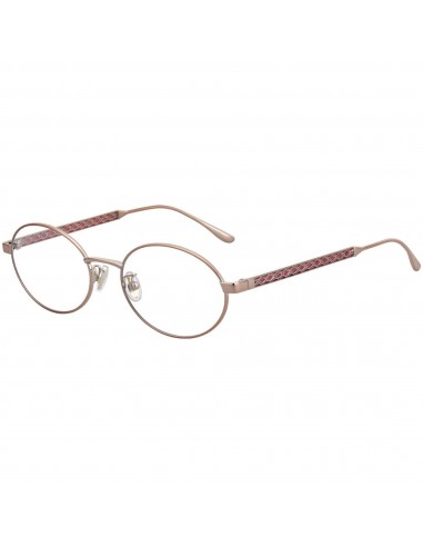 Jimmy Choo Women's Eyeglasses - Pink Oval Full-Rim Frame | JIMMY CHOO JC234/F 035J le concept de la Pate a emporter 