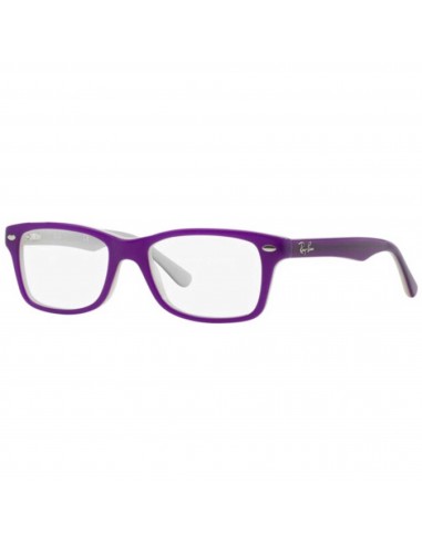 Ray-Ban Unisex Eyeglasses - Violet Grey Square Full-Rim Frame | RAYBAN 0RB1531 3591 À commander