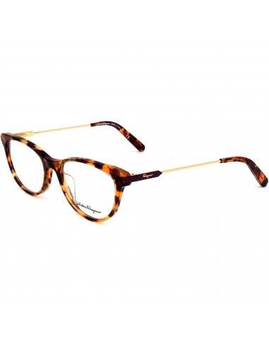 Salvatore Ferragamo Women's Eyeglasses - Rust Havana | SALVATORE FERRAGAMO2852 638 en linge