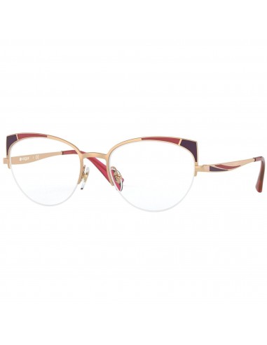 Vogue Women's Eyeglasses - Top Matte Bordeaux/Rose Cat Eye Frame | 0VO4153 5075 Les magasins à Paris et en Île-de-France