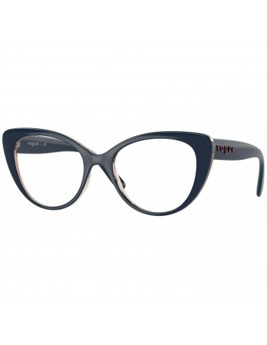 Vogue Women's Eyeglasses - Top Dark Blue/Serigraphy Cat Eye Frame | 0VO5422 2993 en ligne