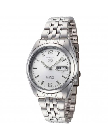 Seiko Men's Watch - Series 5 Automatic Silver Dial Stainless Steel Bracelet | SNK385K1 Toutes les collections ici