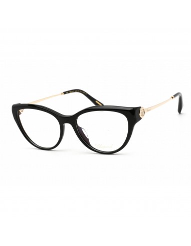 Chopard Women's Eyeglasses - Clear Demo Lens Black/Gold Plastic Frame | VCH323S 0700 Véritable concentré