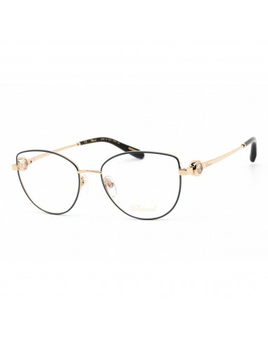 Chopard Women's Eyeglasses - Shiny Rose Gold with Blue Parts Frame | VCHG02S 0354 Paris Déstockage Promo