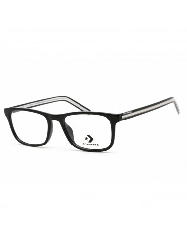 Converse Men's Eyeglasses - Clear Demo Lens Full Rim Black Rectangular | CV5011 001 les ctes