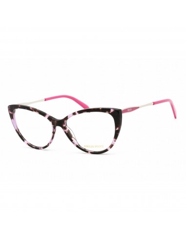 Emilio Pucci Women's Eyeglasses - Full Rim Havana/Pink Cat Eye Plastic | EP5101 056 commande en ligne