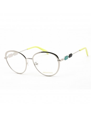 Emilio Pucci Women's Eyeglasses - Full Rim Shiny Palladium Metal Frame | EP5187 016 acheter