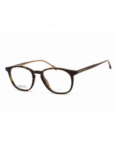 Hugo Boss Men's Eyeglasses - Clear Lens Havana Oval Frame | BOSS 1087/IT 0086 00 la chaussure