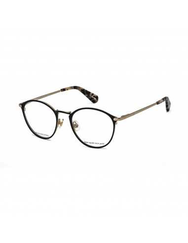 Kate Spade Men's Eyeglasses - Clear Lens Black/Havana Round Frame | Jalyssa 807 00 les ctes