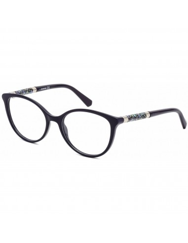 Swarovski Women's Eyeglasses - Shiny Violet Cat Eye Full-Rim Frame | SK5258 081 Faites des économies