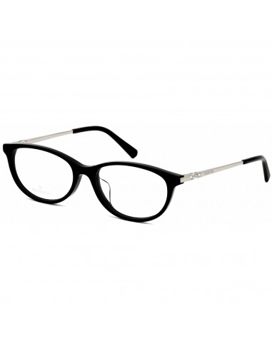 Swarovski Women's Eyeglasses - Shiny Black Oval Plastic Full-Rim Frame | SK5294-D 001 soldes