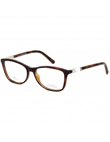 Swarovski Women's Eyeglasses - Dark Havana Cat Eye Plastic Full-Rim Frame | SK5336 052 À commander