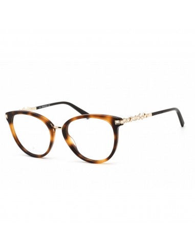 Swarovski Men's Eyeglasses - Dark Havana Cat Eye Plastic Full-Rim Frame | SK5344 052 de l' environnement