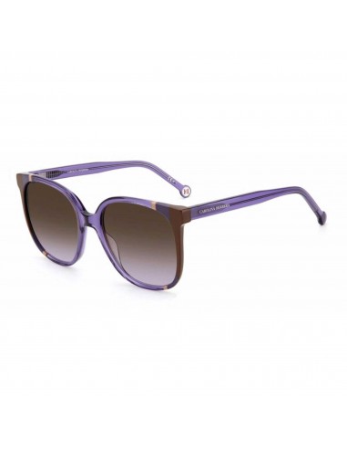 Carolina Herrera Women's Sunglasses - Brown Shaded Violet Lens Square | CH 0062/S 0E53 ou a consommer sur place