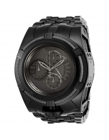 Invicta Men's Watch - Bolt Zeus Tria Chrono Gunmetal Dial Steel Bracelet | 26388 Toutes les collections ici