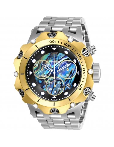 Invicta Men's Watch - Venom Quartz Chrono Silver Stainless Steel Bracelet | 26686 brillant des détails fins