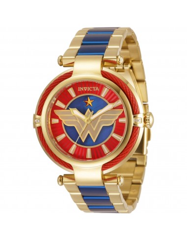 Invicta Women's Watch - DC Comics Wonder Woman Yellow Gold and Blue Steel | 34954 s'inspire de l'anatomie humaine