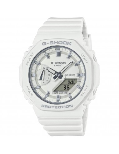 Casio Women's Watch - G-Shock Ana-Digi World Timer White Resin Strap | GMAS2100-7A chez Cornerstreet bien 