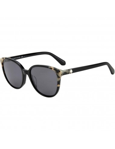 Kate Spade Women's Sunglasses - Black/Beige Cat Eye Acetate Frame | VIENNE G/S 0807 la livraison gratuite