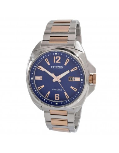 Citizen Men's Watch - Endicott Eco-Drive Blue Dial Two Tone Bracelet | AW1726-55L Livraison rapide