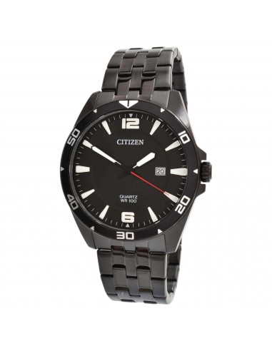 Citizen Men's Watch - Date Display Black Dial Stainless Steel Bracelet | BI5055-51E de technologie