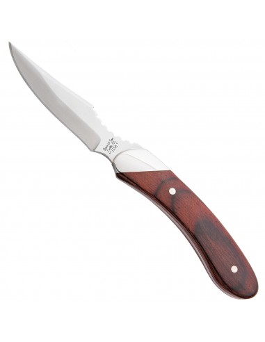 Bear & Son Knife - Rosewood Caper with Leather Sheath Steel Blade, 6.75 inch | BS2009R 50% de réduction en Octobre 2024