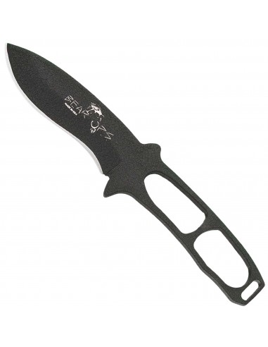 Bear & Son Knife - Constant Neck Black Epoxy Handle Carbon Steel Blade | BSCC-400-B vous aussi creer 