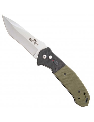 Bear & Son Knife - Auto Bold Action V Black/OD Green Bead Finish | BSAC-550-B4-P Vous souhaitez 