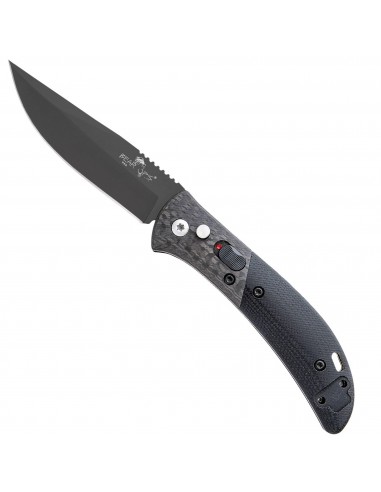 Bear & Son Knife - Auto Bold Action IX Black G10 Carbon Fiber Handle | BSAC-900-B4-B basket pas cher