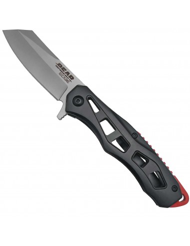 Bear & Son Knife - Black and Red Assisted Sideliner Handle Steel Blade | BS61123 Livraison rapide