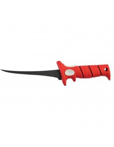 Bubba Blade Fillet Knife - Wiffie Tapered Flex Red and White Textured Handle | 1085876 soldes